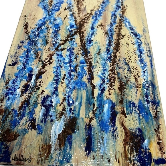 Original Artwork Acrylic’s on Canvas Tall Floral - Picture 3 of 13